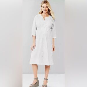 Gap Maternity White dress, size L